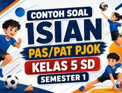 Contoh Soal dan Kunci Jawaban PJOK PAS/PAT Kelas 5 Semester 1