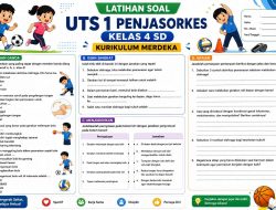 Latihan Soal IKM PJOK Kelas 4 Penilaian Akhir Semester 1 dan Kunci Jawaban