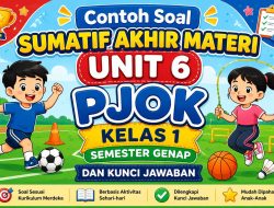 contoh soal sumatif Unit 5 dan 6 PJOK kelas 4