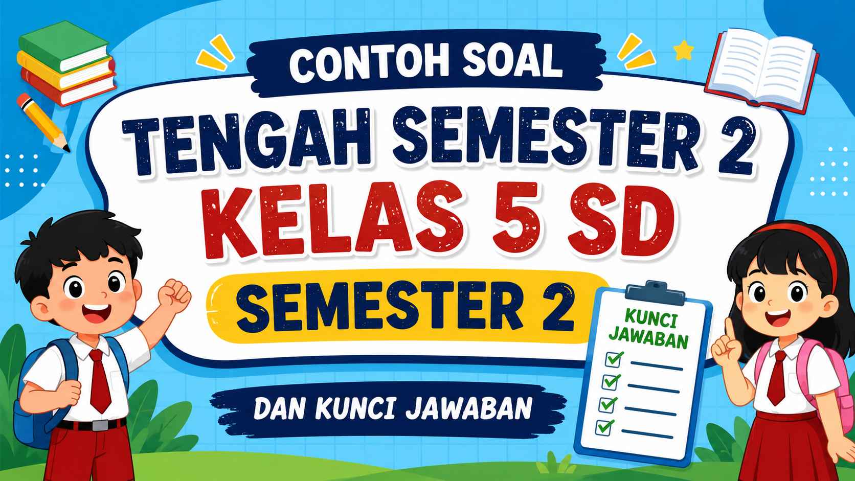 Contoh soal Tengah semester 2 kelas 5 SD semester 2 dan Kunci Jawaban