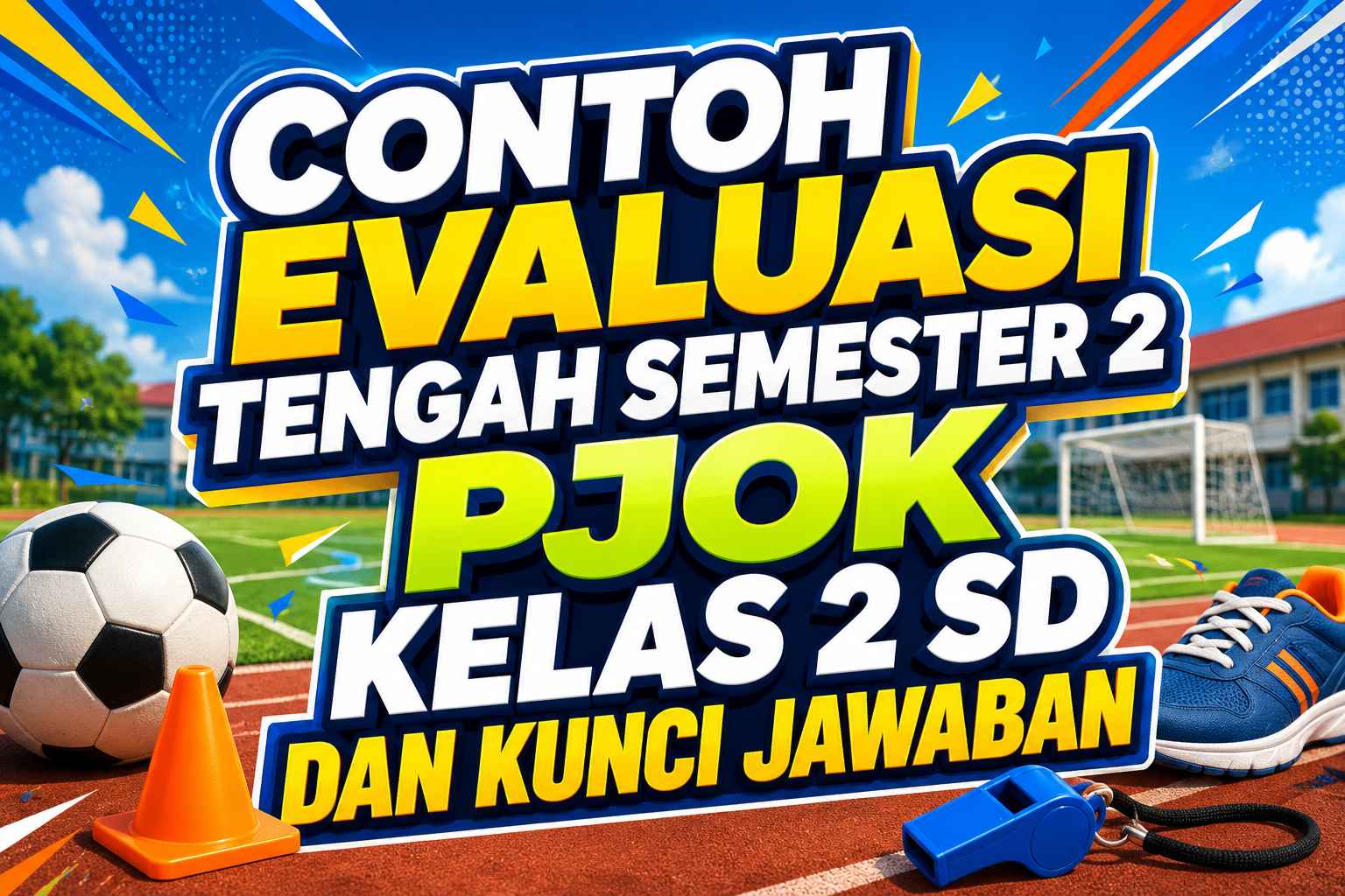 Contoh Evaluasi Tengah semester 2 PJOK Kelas 2 SD dan Kunci Jawaban