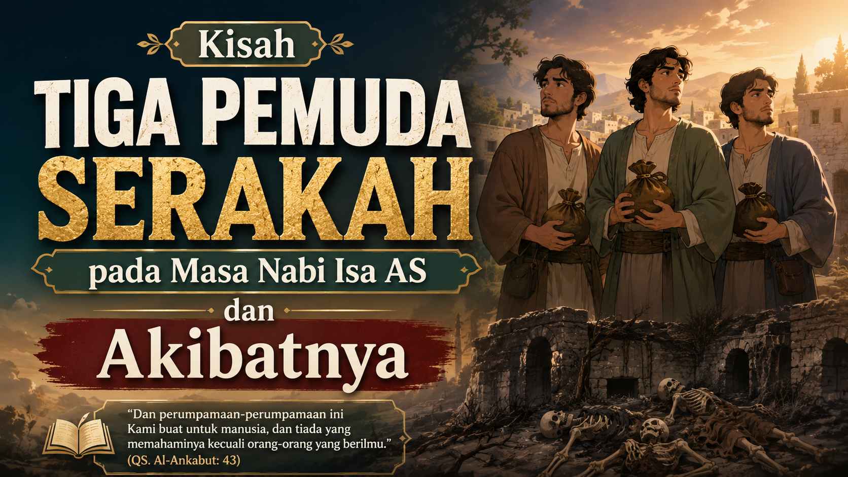 Kisah Tiga Pemuda Serakah pada Masa Nabi Isa AS dan Akibatnya