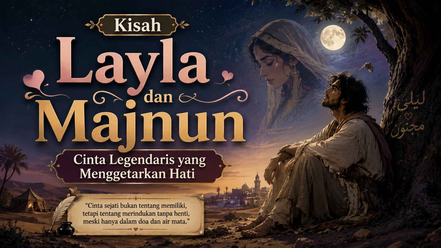 Kisah Layla dan Majnun, Cinta Legendaris yang Menggetarkan Hati