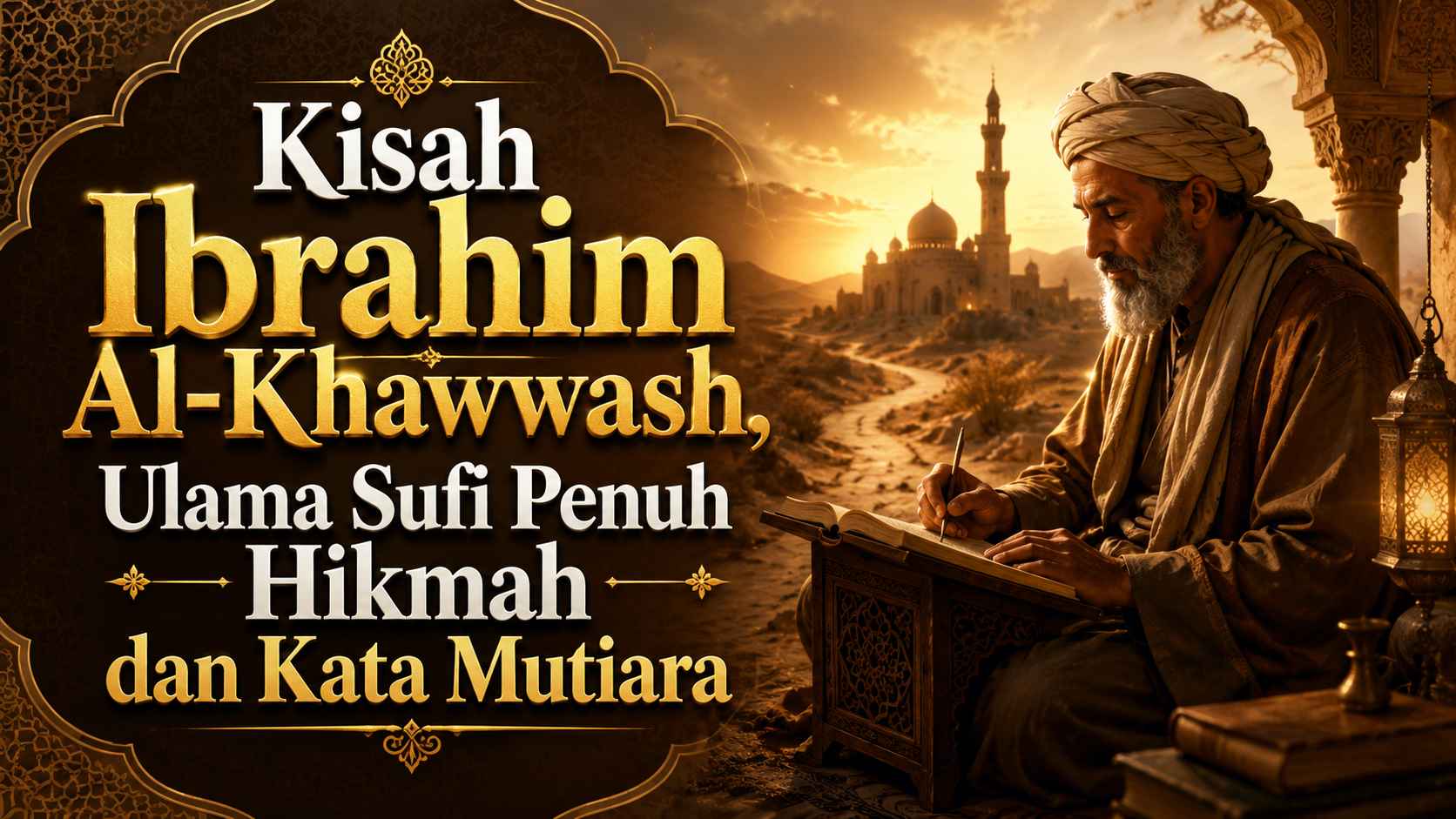 Kisah Ibrahim Al-Khawwash, Ulama Sufi Penuh Hikmah dan Kata Mutiara