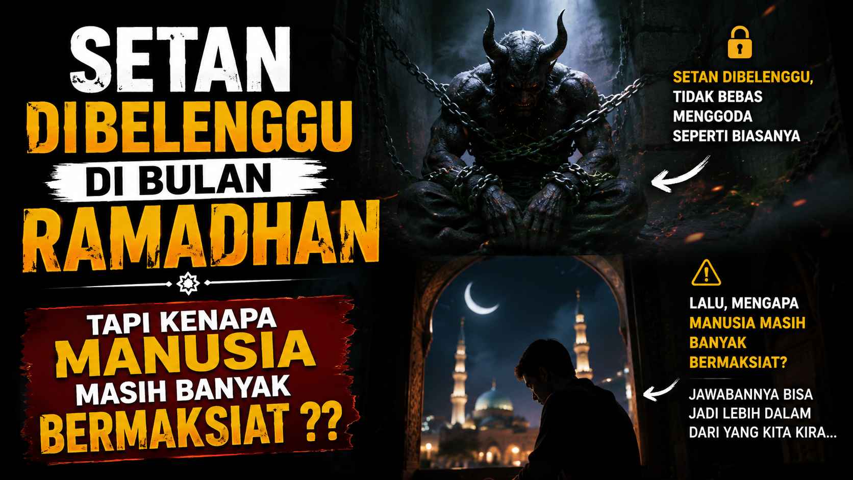 Setan Dibelenggu Di Bulan Ramadhan