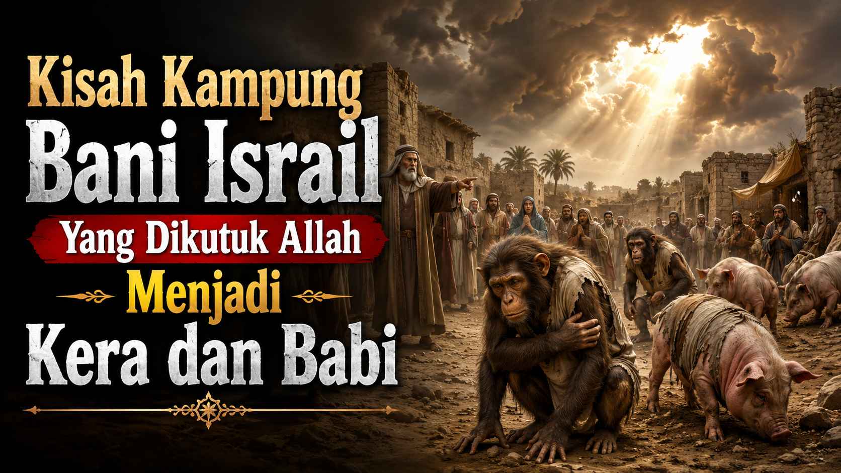 Kisah Kampung Bani Israil Yang Dikutuk Allah Menjadi Kera dan Babi