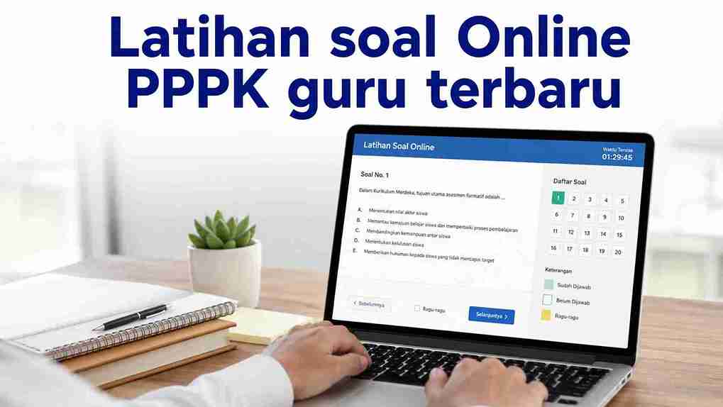 Latihan soal Online PPPK guru terbaru