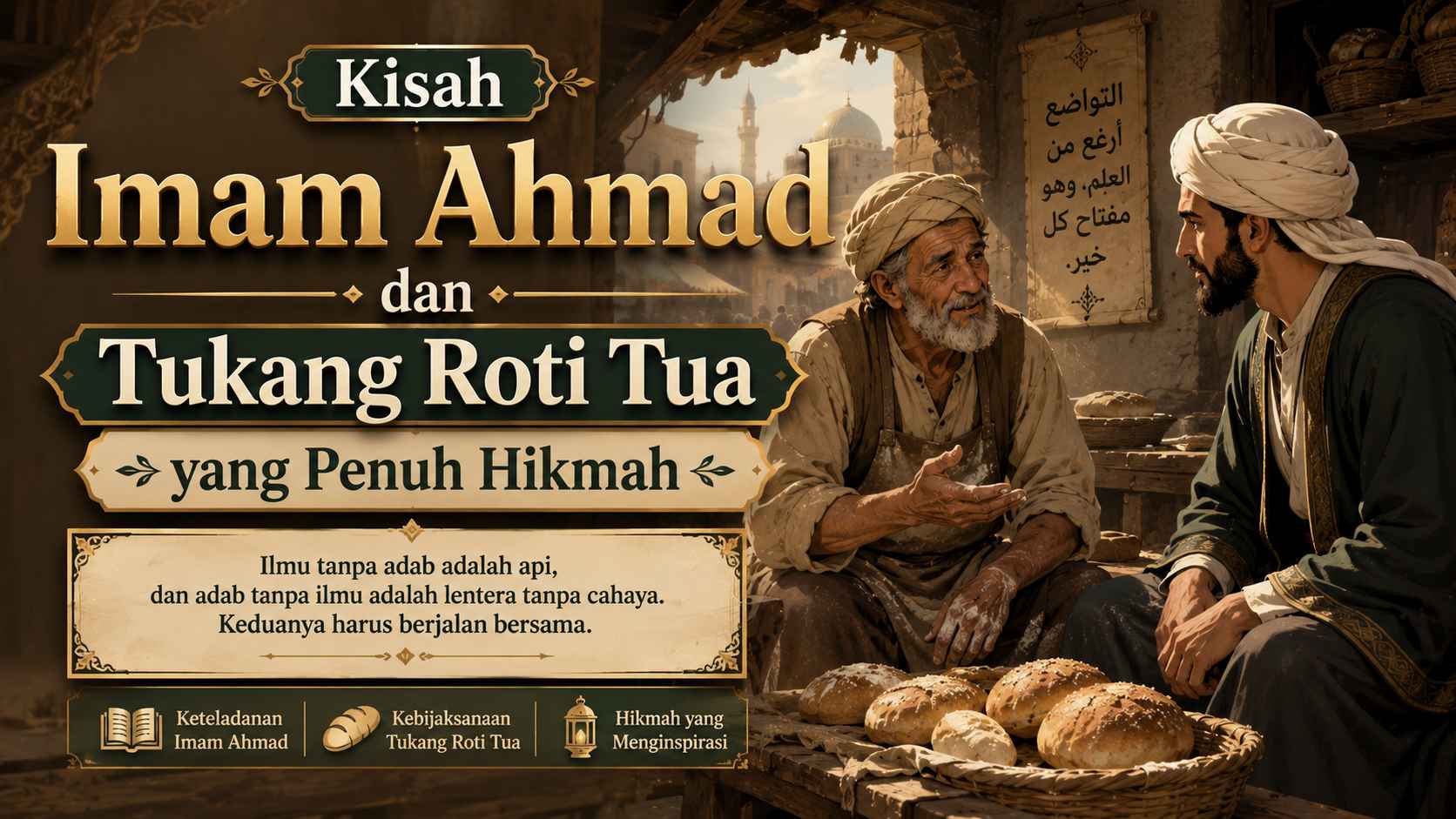 Kisah Imam Ahmad dan Tukang Roti Tua yang Penuh Hikmah