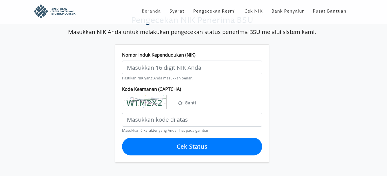Inilah Cara Cek BSU 2025 Pakai NIK KTP via Online