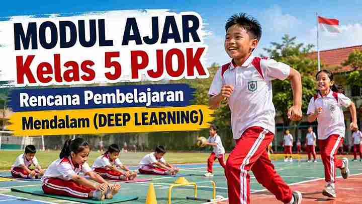 MODUL AJAR Kelas 5 PJOK Rencana Pembelajaran Mendalam (DEEP LEARNING)