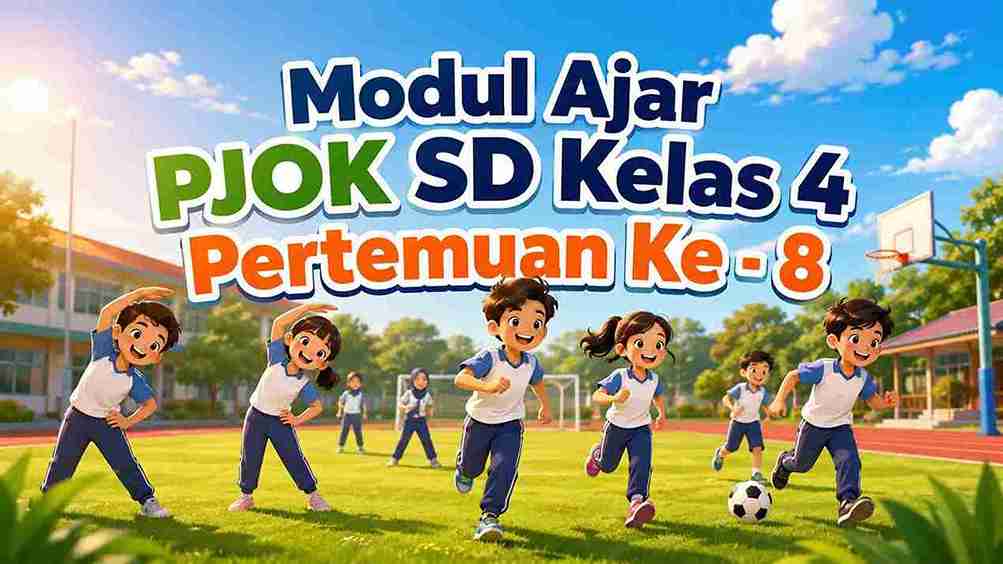 Modul Ajar PJOK SD Kelas 4 Pertemuan Ke - 8