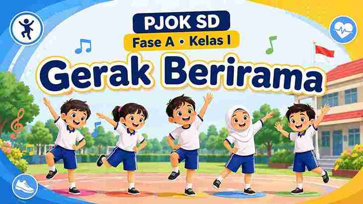 PJOK SD Fase A Kelas I: Gerak Berirama