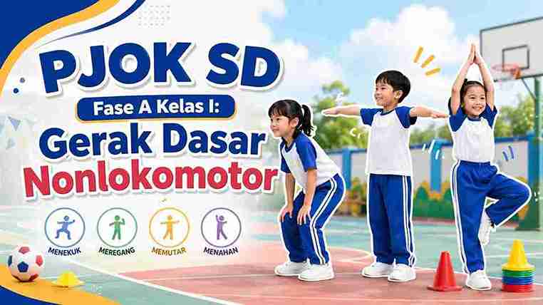 PJOK SD Fase A Kelas I: Gerak Dasar Nonlokomotor