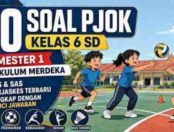 30 Soal PAS PJOK Kelas 5 SD Semester 1 Kurikulum Merdeka, Lengkap dengan Kunci Jawaban