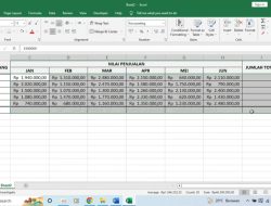Rumus Excel Penjumlahan Total 3 Rumus Excel Penjumlahan Total