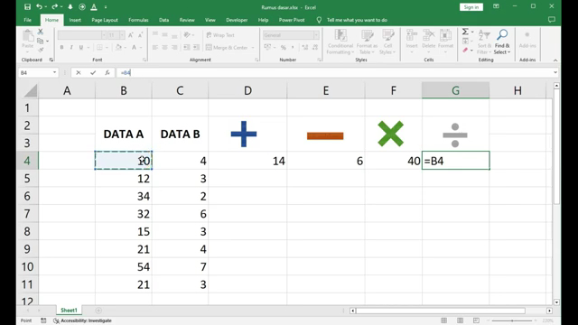 Rumus Excel Penjumlahan dan Pembagian 3 Rumus Excel Penjumlahan dan Pembagian