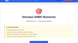 Latihan Soal ANBK SMP Numerasi Online Terbaru