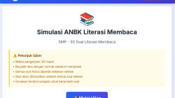 Latihan Soal ANBK SMP Literasi Online Terbaru