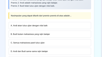 50 Contoh Soal Penalaran Umum TPS UTBK 2025 12 50 Contoh Soal Penalaran Umum TPS UTBK 2025