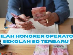Inilah Honorer Operator Sekolah SD Terbaru