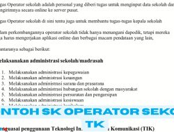 Operator Sekolah dan Tugasnya 5 Operator Sekolah dan Tugasnya