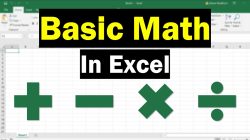Rumus Excel Penjumlahan, Pengurangan, Perkalian dan Pembagian
