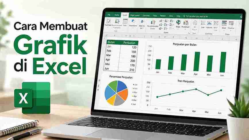 Cara Membuat Grafik Garis di Excel