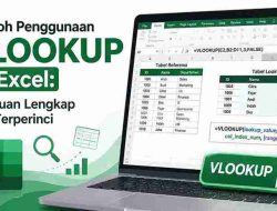 Contoh Penggunaan VLOOKUP di Excel