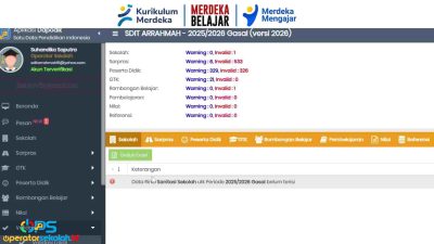 Cara Mengatasi Invalid Dapodik 2026 Tanpa Hapus Data