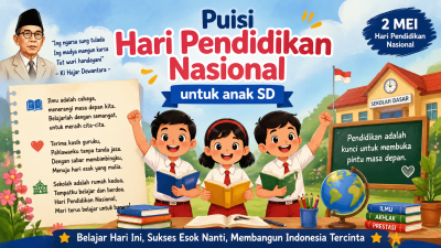 12 Puisi Hari Pendidikan Nasional 4 Bait