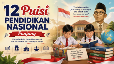 12 Puisi Hari Pendidikan Nasional Singkat