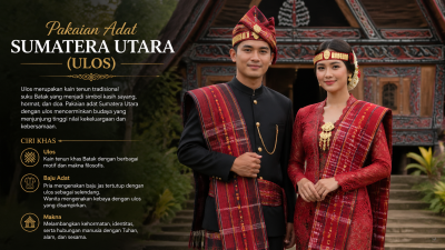 Pakaian Adat Sumatera Utara (Ulos) dan Penjelasannya