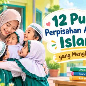 12 Puisi Perpisahan Anak TK Islami yang Mengharukan