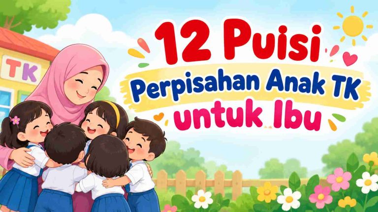 12 Puisi Perpisahan Anak TK untuk Ibu