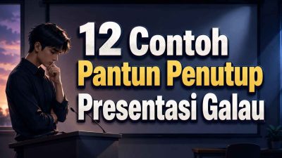 12 Contoh Pantun Penutup Presentasi Galau
