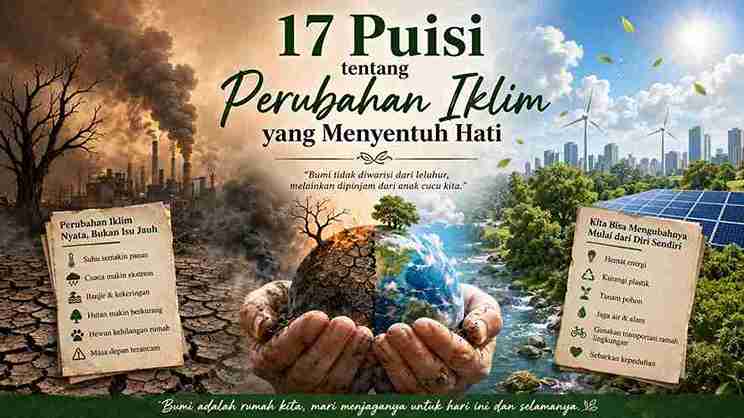 17 Puisi tentang Perubahan Iklim yang Menyentuh Hati