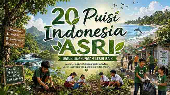20 Puisi Indonesia ASRI untuk Lingkungan Lebih Baik