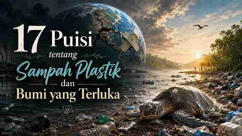 17 Puisi tentang Sampah Plastik dan Bumi yang Terluka