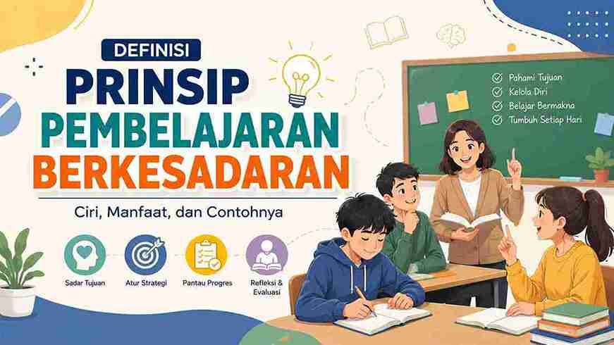 Definisi Prinsip Pembelajaran Berkesadaran: Ciri, Manfaat, dan Contohnya
