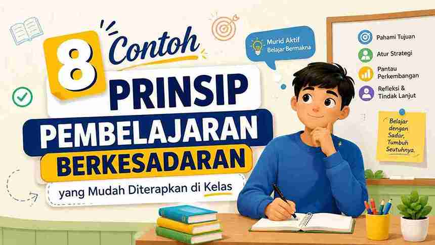 8 Contoh Prinsip Pembelajaran Berkesadaran yang Mudah Diterapkan di Kelas