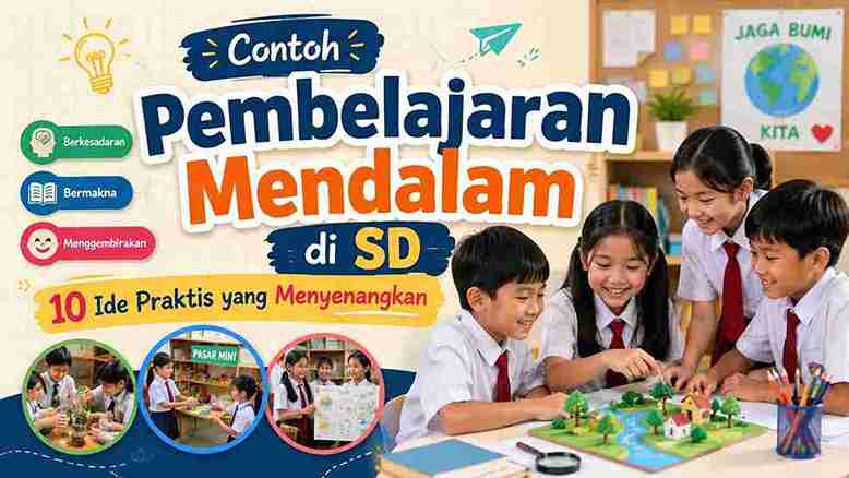 Contoh Pembelajaran Mendalam di SD