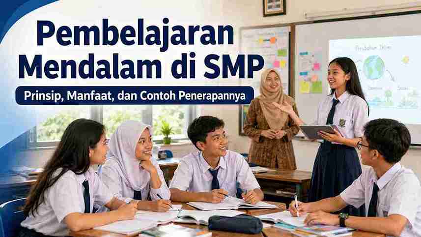 7 Strategi Pembelajaran Mendalam di SMP agar Belajar Lebih Bermakna 2 Pembelajaran Mendalam di SMP: Prinsip, Manfaat, dan Contoh Penerapannya