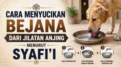 Cara Menyucikan Bejana dari Jilatan Anjing Menurut Syafi’i