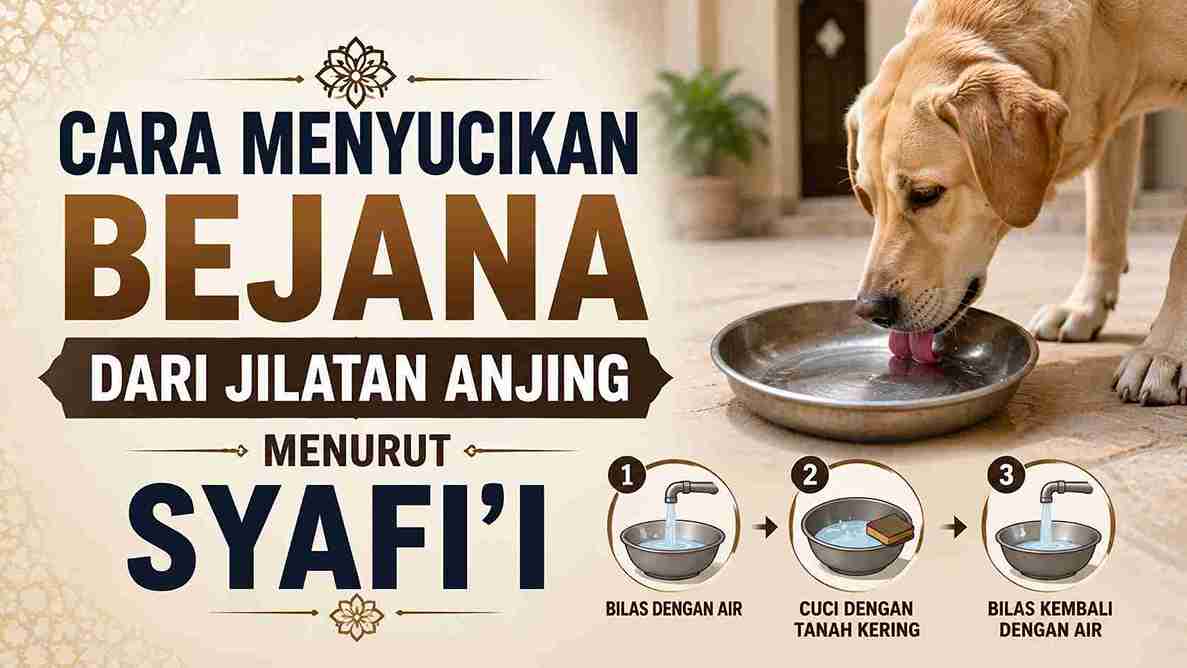 Cara Menyucikan Bejana dari Jilatan Anjing Menurut Syafi’i