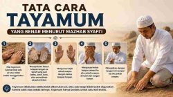 Tata Cara Tayamum yang Benar Menurut Mazhab Syafi’i