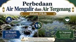 Perbedaan Air Mengalir dan Air Tergenang dalam Fikih