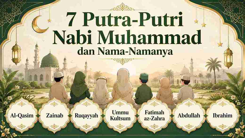 7 Putra-Putri Nabi Muhammad dan Nama-Namanya