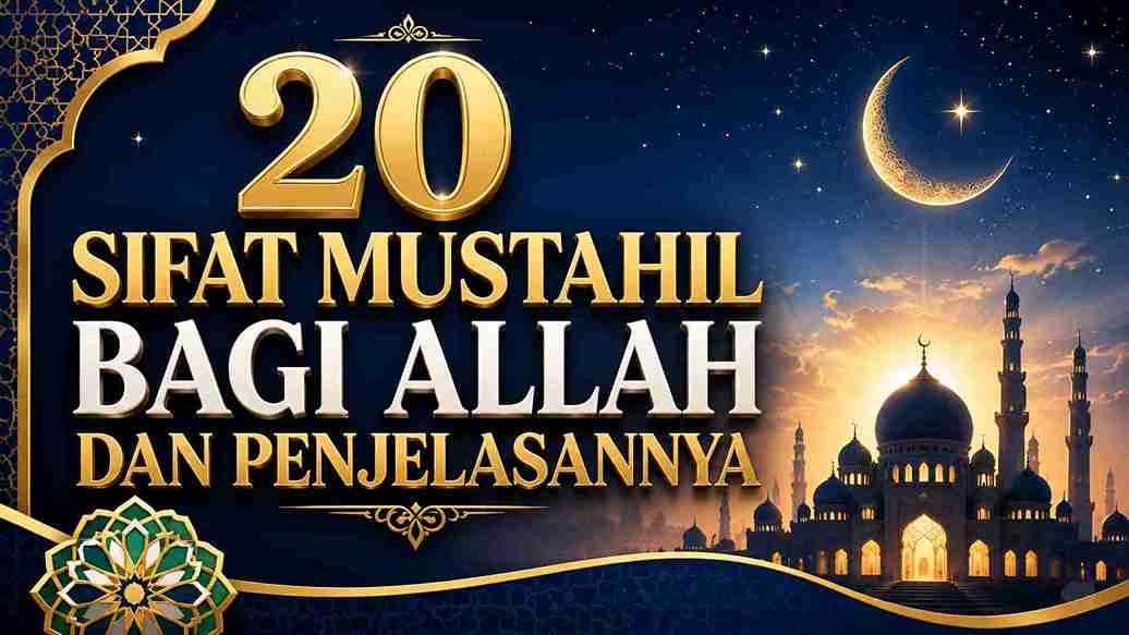 20 Sifat Mustahil bagi Allah dan Penjelasannya