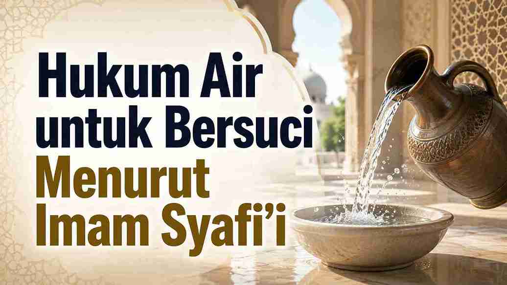 Hukum Air untuk Bersuci Menurut Imam Syafi’i