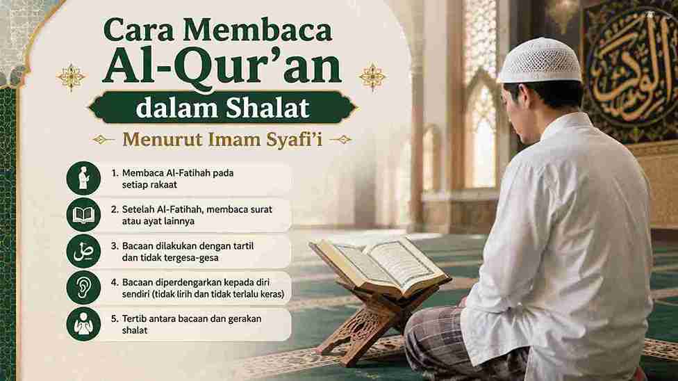 Cara Membaca Al-Qur’an dalam Shalat Menurut Imam Syafi’i